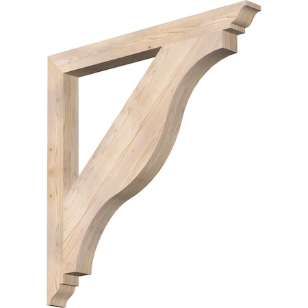 Ekena Millwork Funston Traditional Smooth Bracket, Douglas Fir, 3 1/2"W x 40"D x 40"H BKT04X40X40FST01SDF